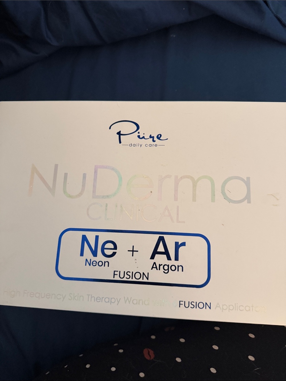 NuDerma Clinical Neon + Argon Fusion Skin Therapy Kit - White